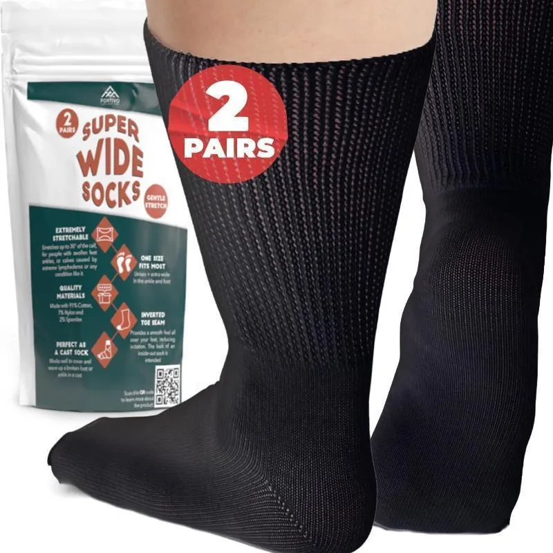 Wide Bariatric Diabetic Socks - Comfortable and Supportive