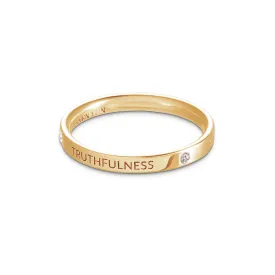 Zhen Shan Ren Timeless Bliss Ring 18kt Yellow Gold, 2.5mm wide