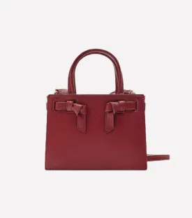 Zip closure mini city bag